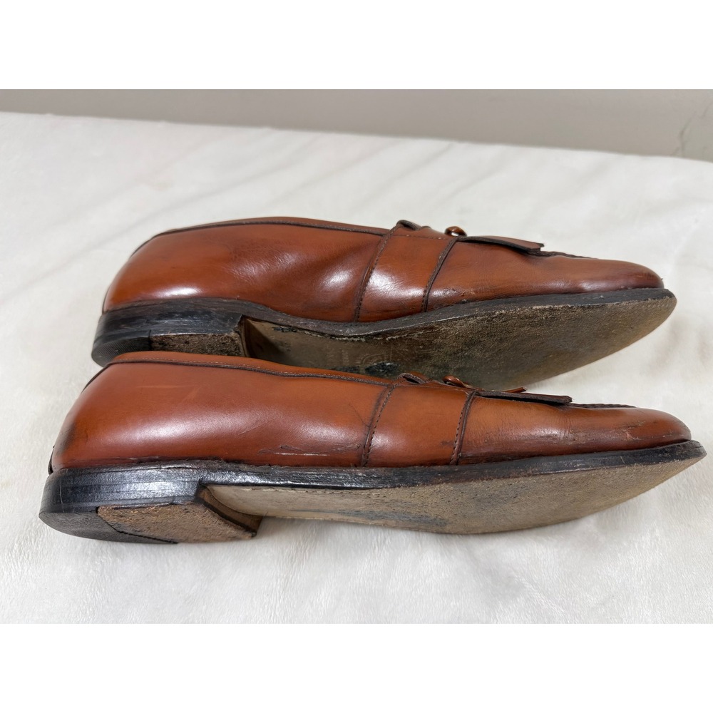 Allen Edmonds Newport Tassel Kiltie Loafers Women 11.5 Brown Leather USA - Picture 7 of 7